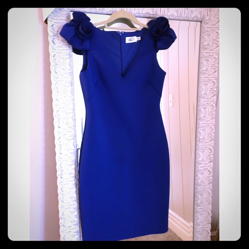 Royal Blue Eliza J dress